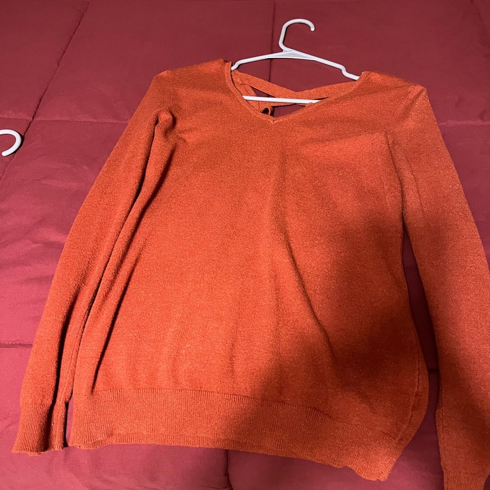 Orange Sweater Fall